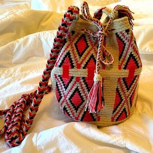 GUANABANA handmade bucket crossbody